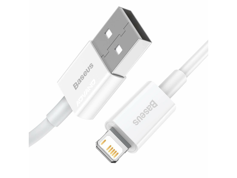 BASEUS USB-kábel a Lightning Superior , 2,4A, 1,5 m, fehér